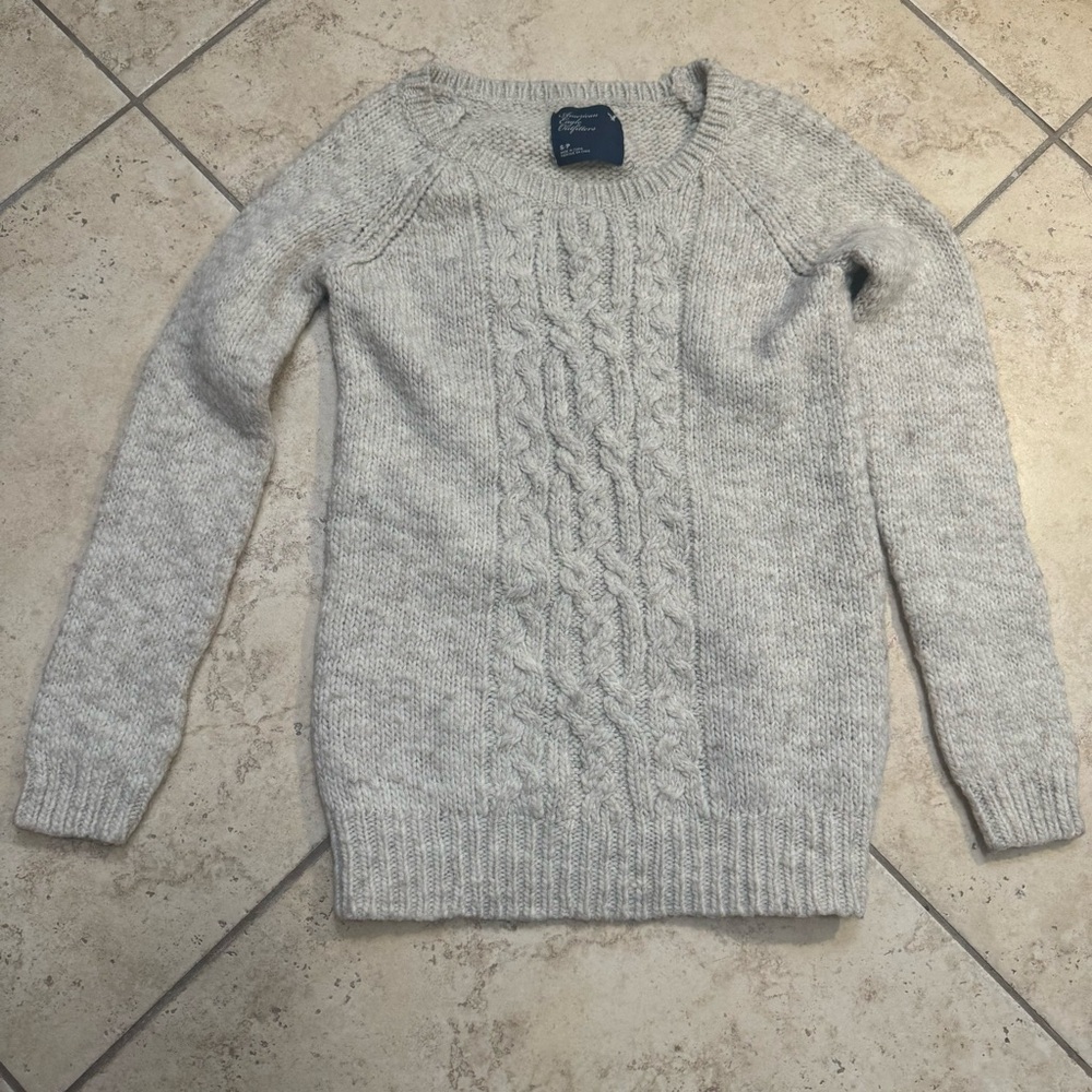 Vintage American Eagle Outfitters Heather Gray Sweater